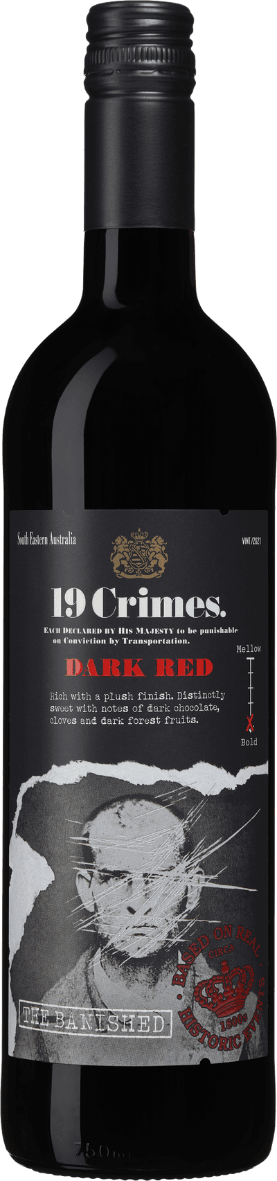 19 Crimes The Banished Dark Red 2021