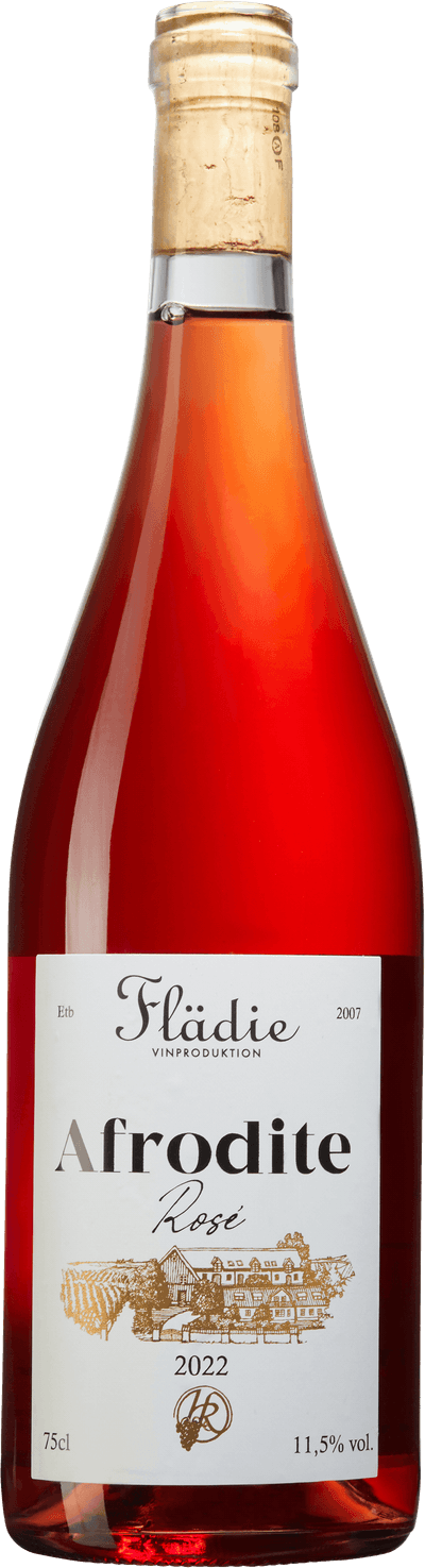 Afrodite Rosé Flädie Vingård och Vinproduktion 2023