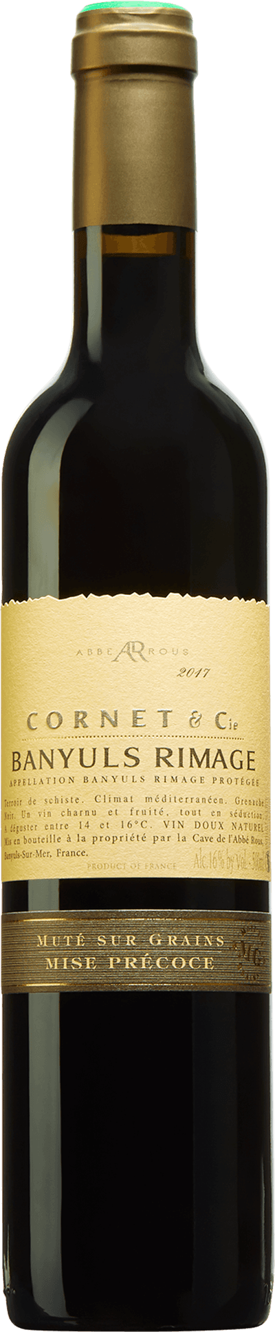 Banyuls Rimage Mise Précoce 2017
