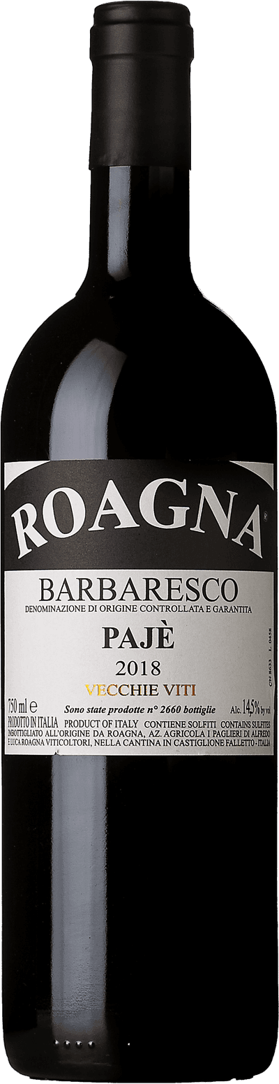 Barbaresco Pajé Vecchie Viti Roagna Azienda Agricola 2018