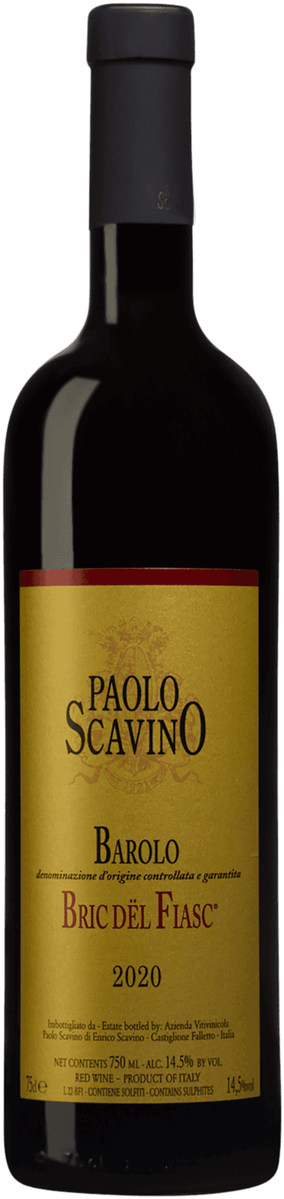 Barolo Bric dël Fiasc Paolo Scavino 2020