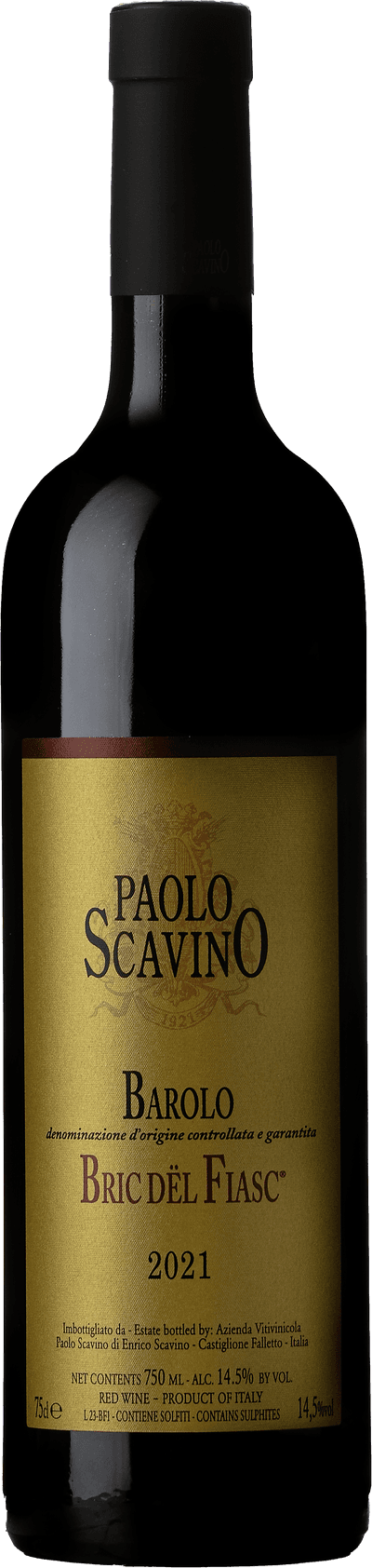 Barolo Bric dël Fiasc Paolo Scavino 2021