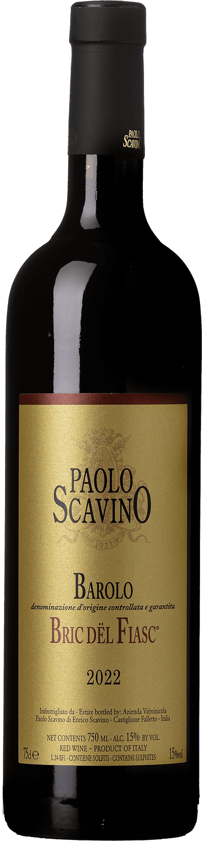 Barolo Bric dël Fiasc Paolo Scavino 2022