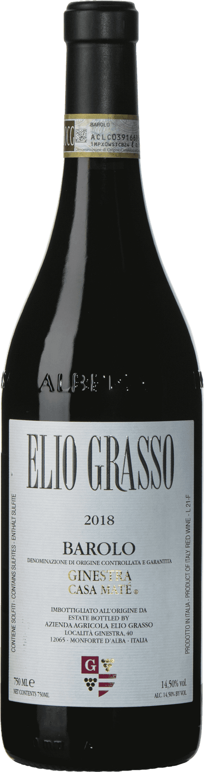 Barolo Ginestra Casa Maté Elio Grasso 2018