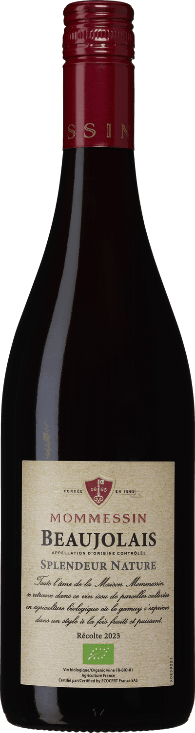 Beaujolais Splendeur Nature organic Mommessin 2024