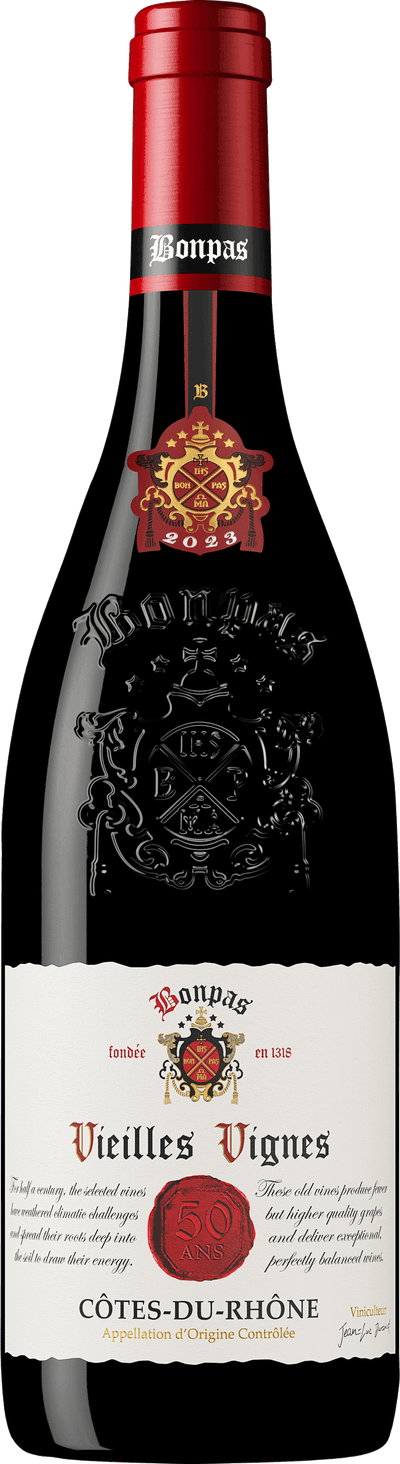 Bonpas Vieilles Vignes 50ans Côtes-du-Rhône 2023