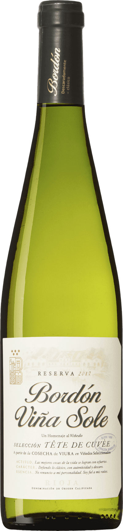 Bordón Viña Sole Reserva 2018