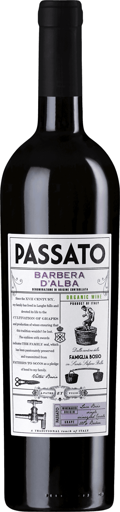 Bosio Passato Barbera d´Alba 2020