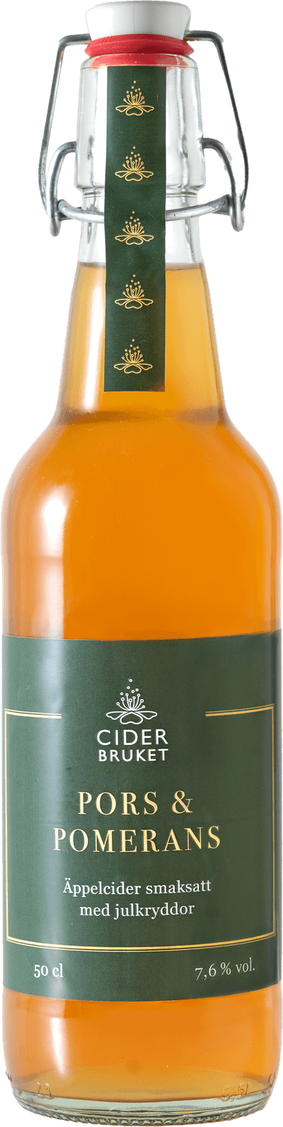Ciderbruket Pors & Pomerans Julkryddad äppelcider