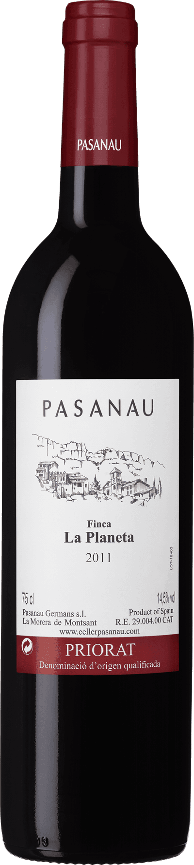 Finca La Planeta Celler Pasanau 2014