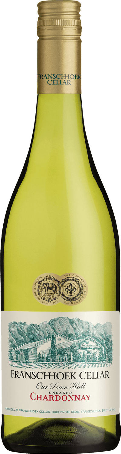 Franschhoek Cellar Our Town Hall Unoaked Chardonnay 2021