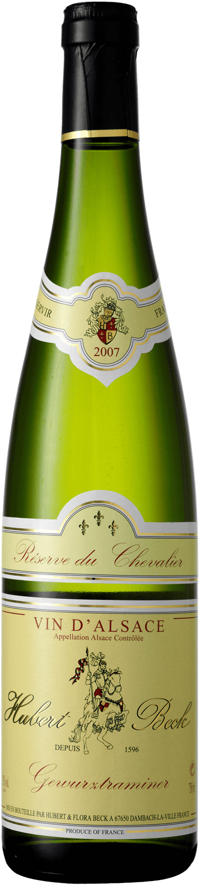 Hubert Beck Réserve du Chevalier Gewurztraminer 2023