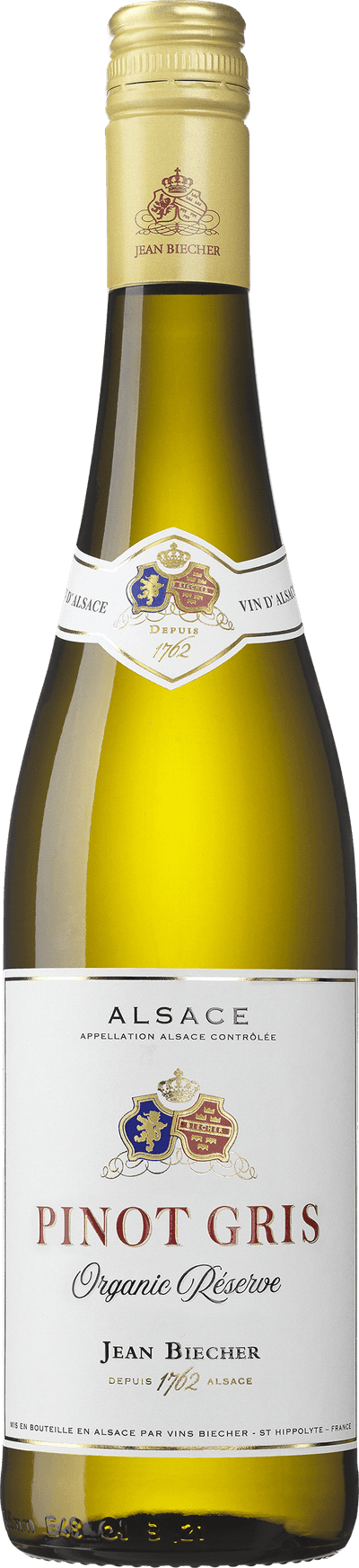 Jean Biecher Pinot Gris Organic Réserve 2025