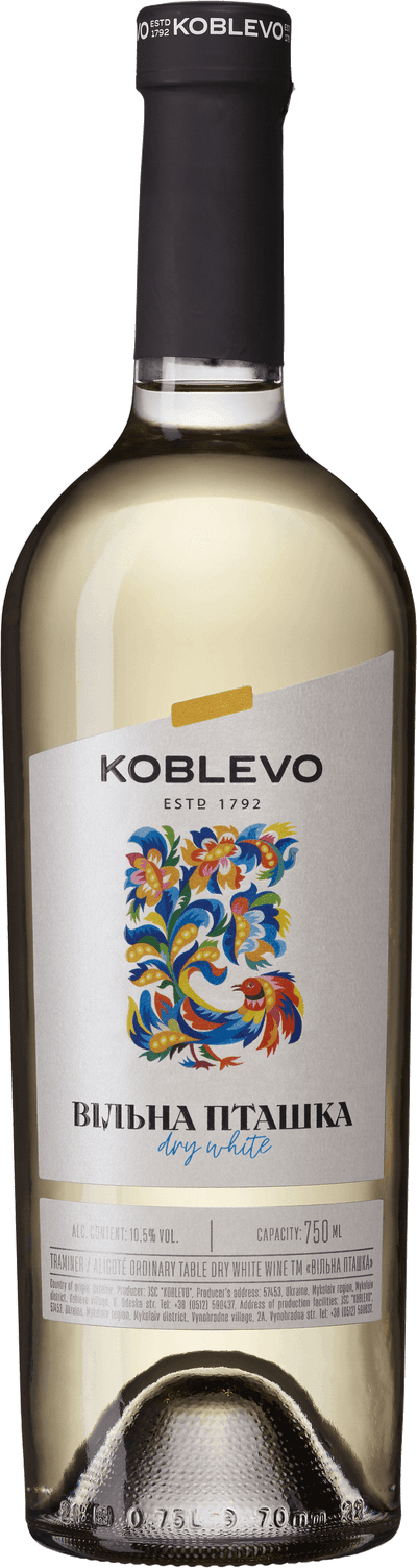 Koblevo Fria fågeln Traminer/Aligote 2022