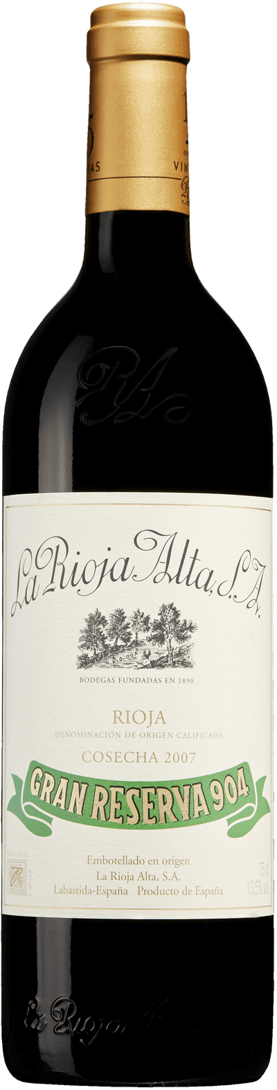 La Rioja Alta Gran Reserva 904 2016