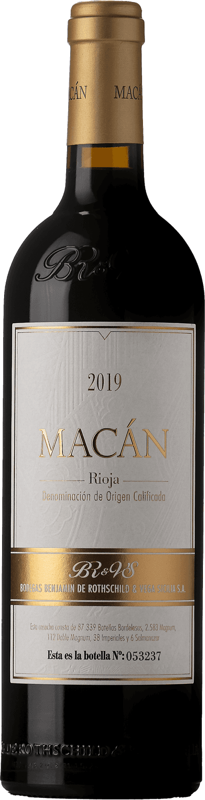 Macán Bodegas Benjamin de Rothschild Vega Sicilia 2019