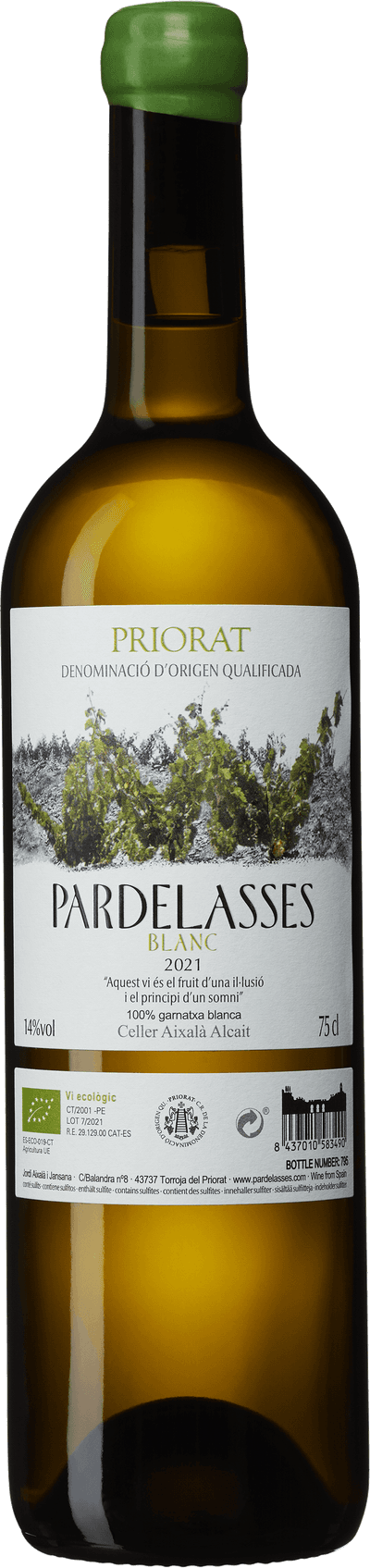 Pardelasses Blanc Celler Aixalà-Alcait 2023