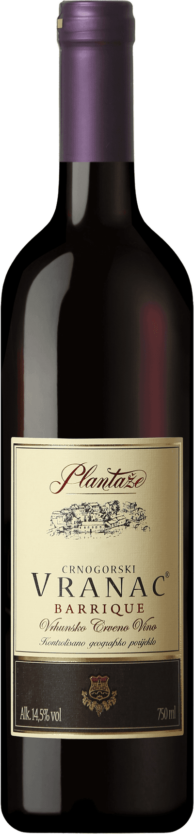 Plantaze Vranac Barrique 2018