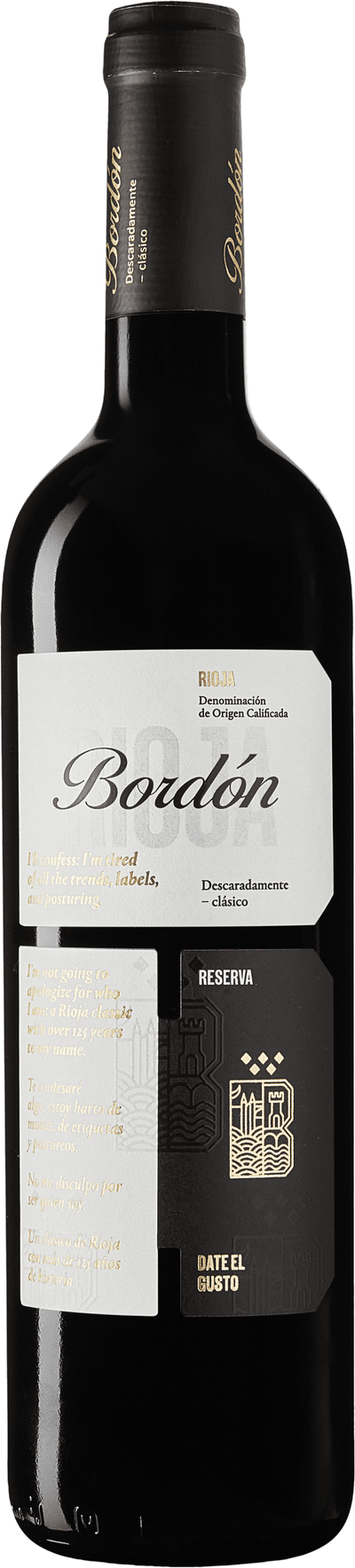 Rioja Bordón Reserva 2018