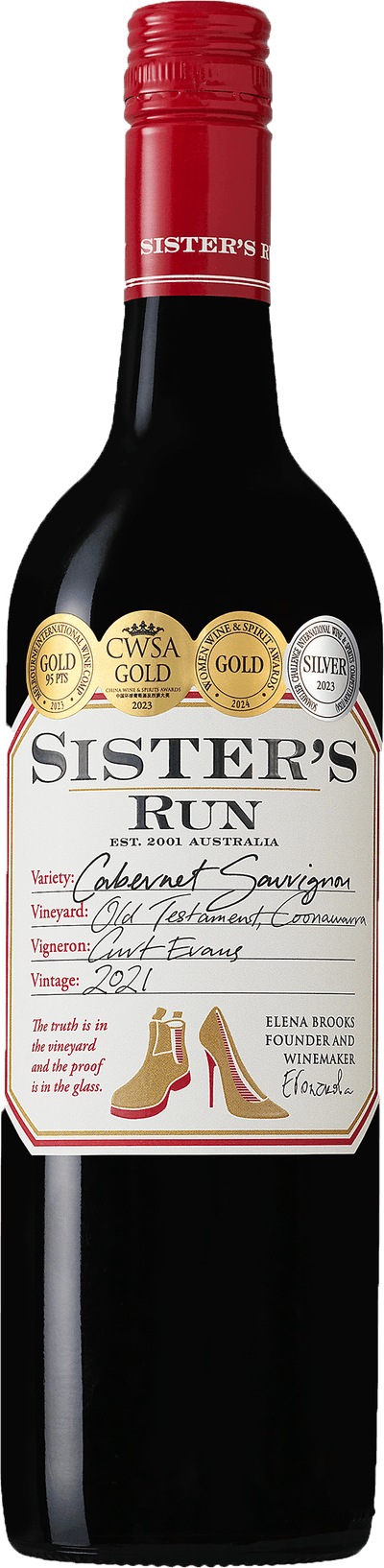 Sister's Run Old Testament Coonawarra Cabernet Sauvignon 2021