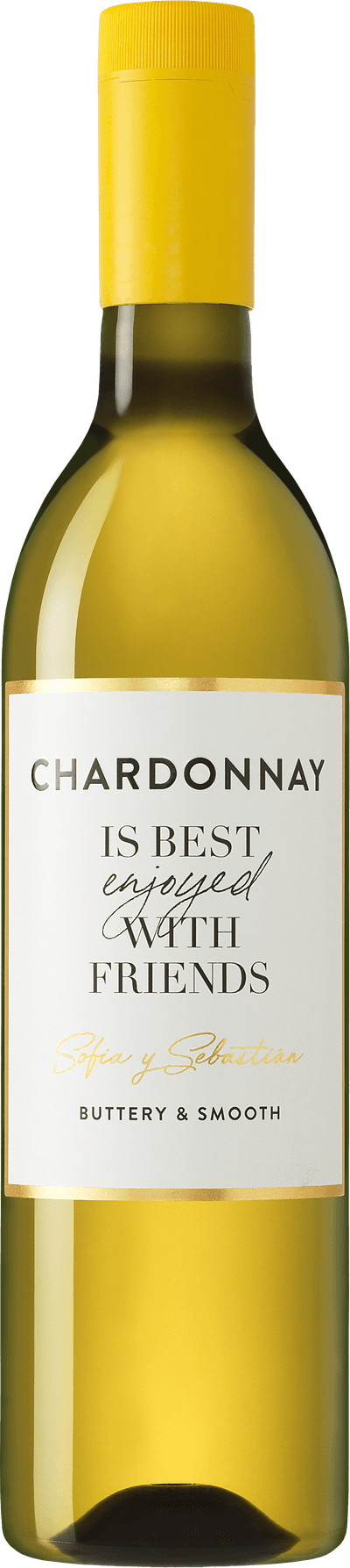 Sofia y Sebastian Chardonnay is best enjoyed with friends 2024