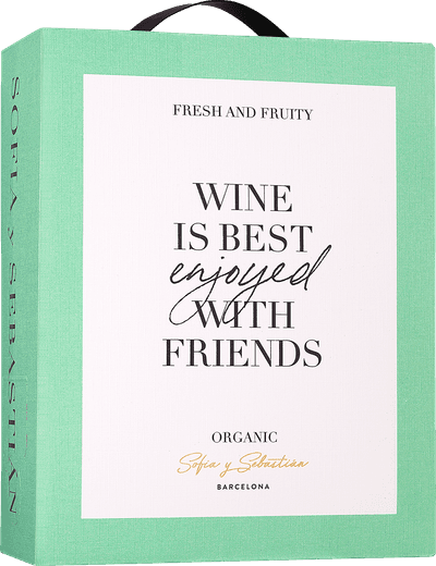 Sofia y Sebastian White Wine is Best Enjoyed with Friends Organic 2025