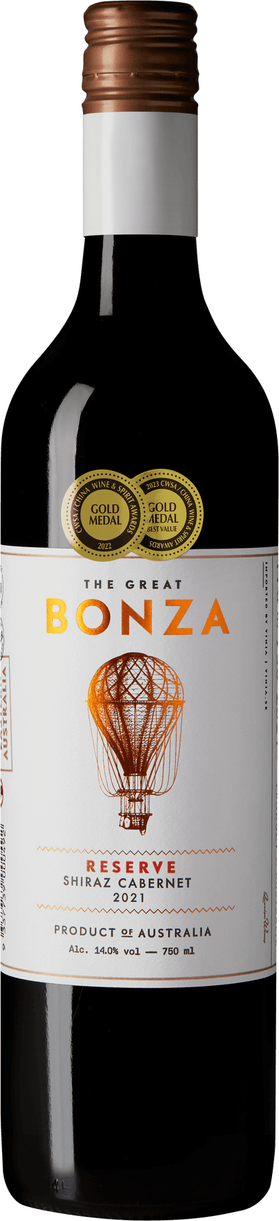 The Great Bonza Reserve Shiraz Cabernet 2022