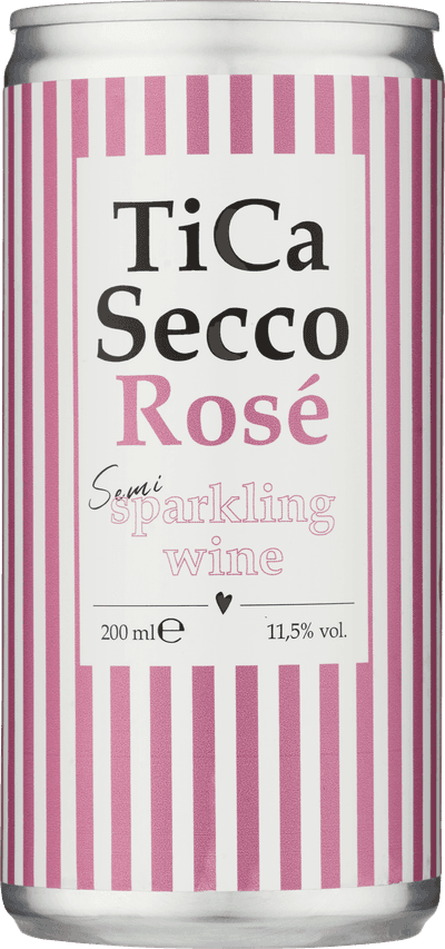 TiCa Secco Rosé Semi-Sparkling Rosé Wine