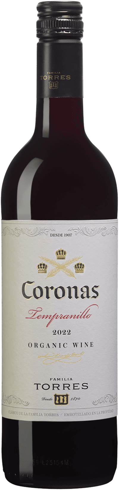 Torres Coronas Tempranillo 2022