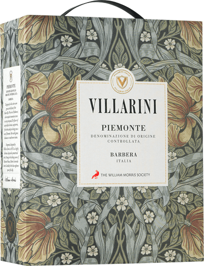 Villarini Piemonte Barbera William Morris Design Selection 2023